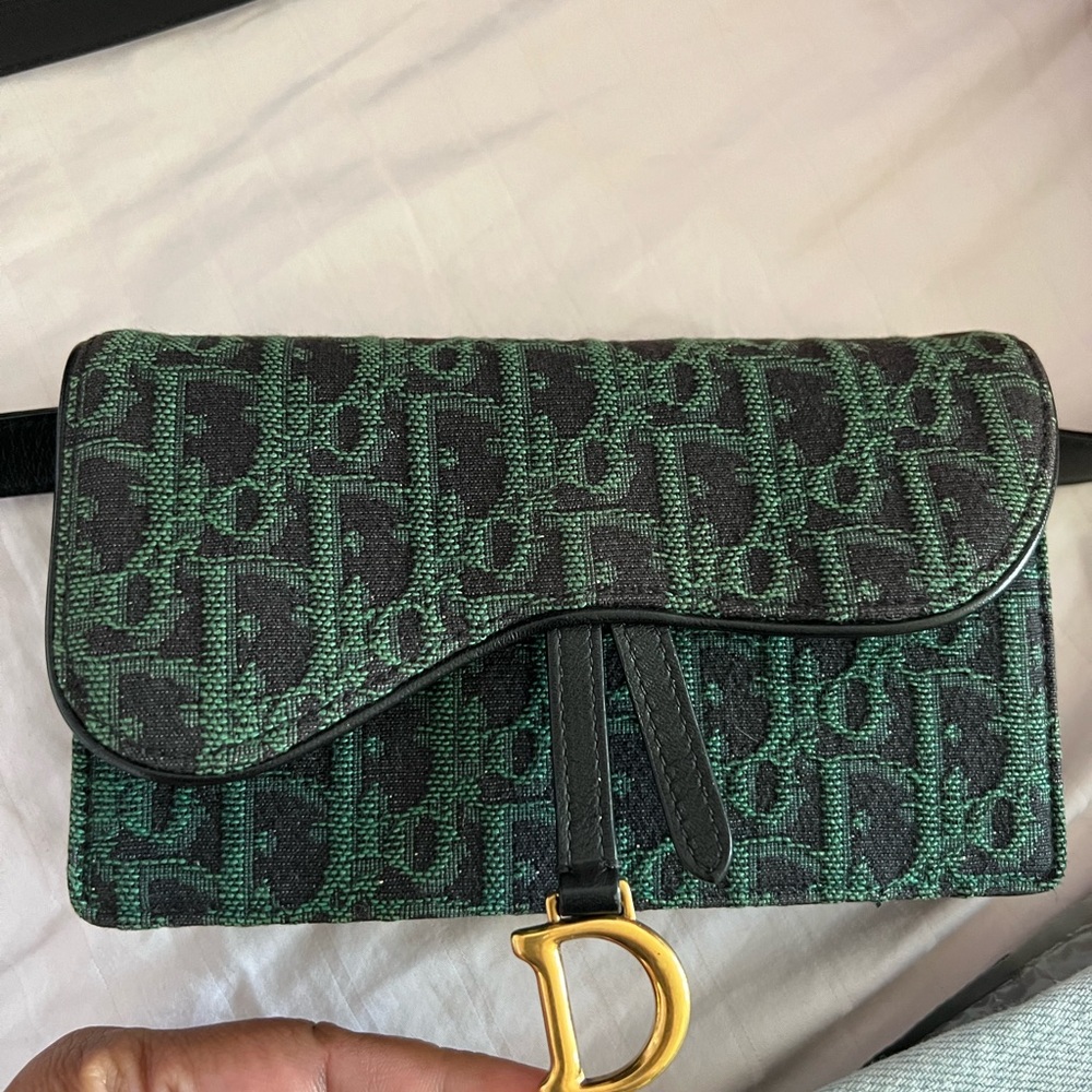 Dior Oblique Belt Bag. Limited Edition. Green. FINAL SALE.